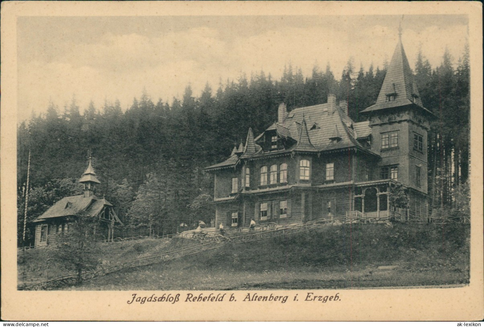 Rehefeld Altenberg (Erzgebirge) Jagdschloß  . Erzgebirge 1910 - Rehefeld