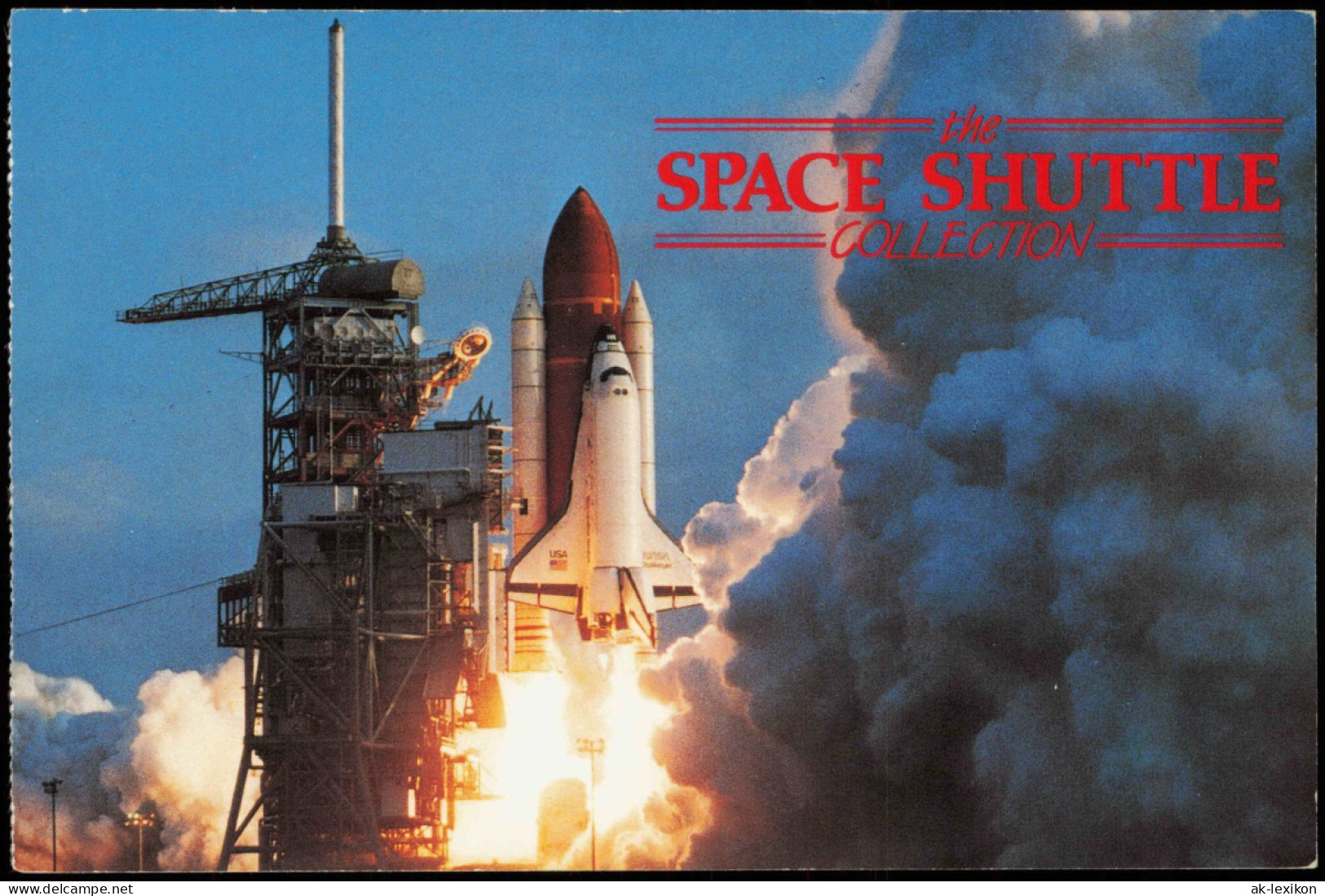 Ansichtskarte  Flugwesen Raumfahrt SPACE SHUTTLE Beim Start (Launch) 1980 - Spazio