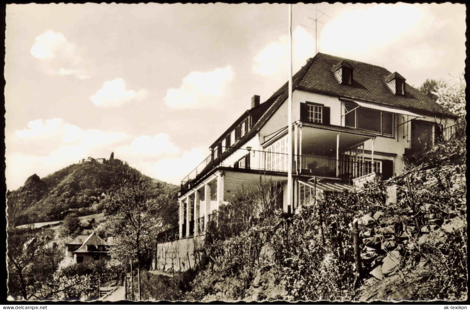 Rhöndorf-Bad Honnef Haus Adenauer Mit Blick Auf Den Drachenfels 1963 - Bad Honnef