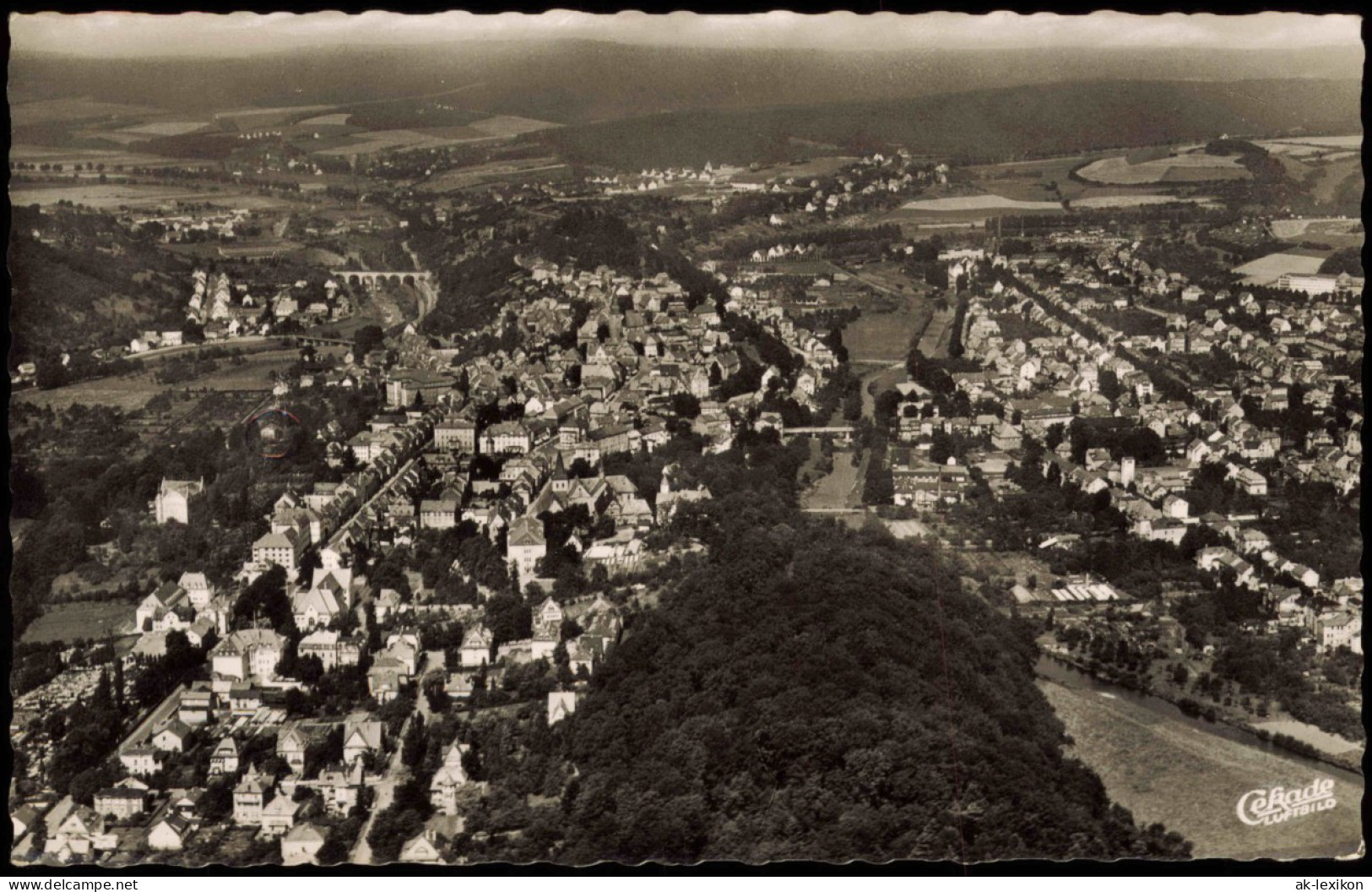 Ansichtskarte Arnsberg Luftbild 1958 - Arnsberg