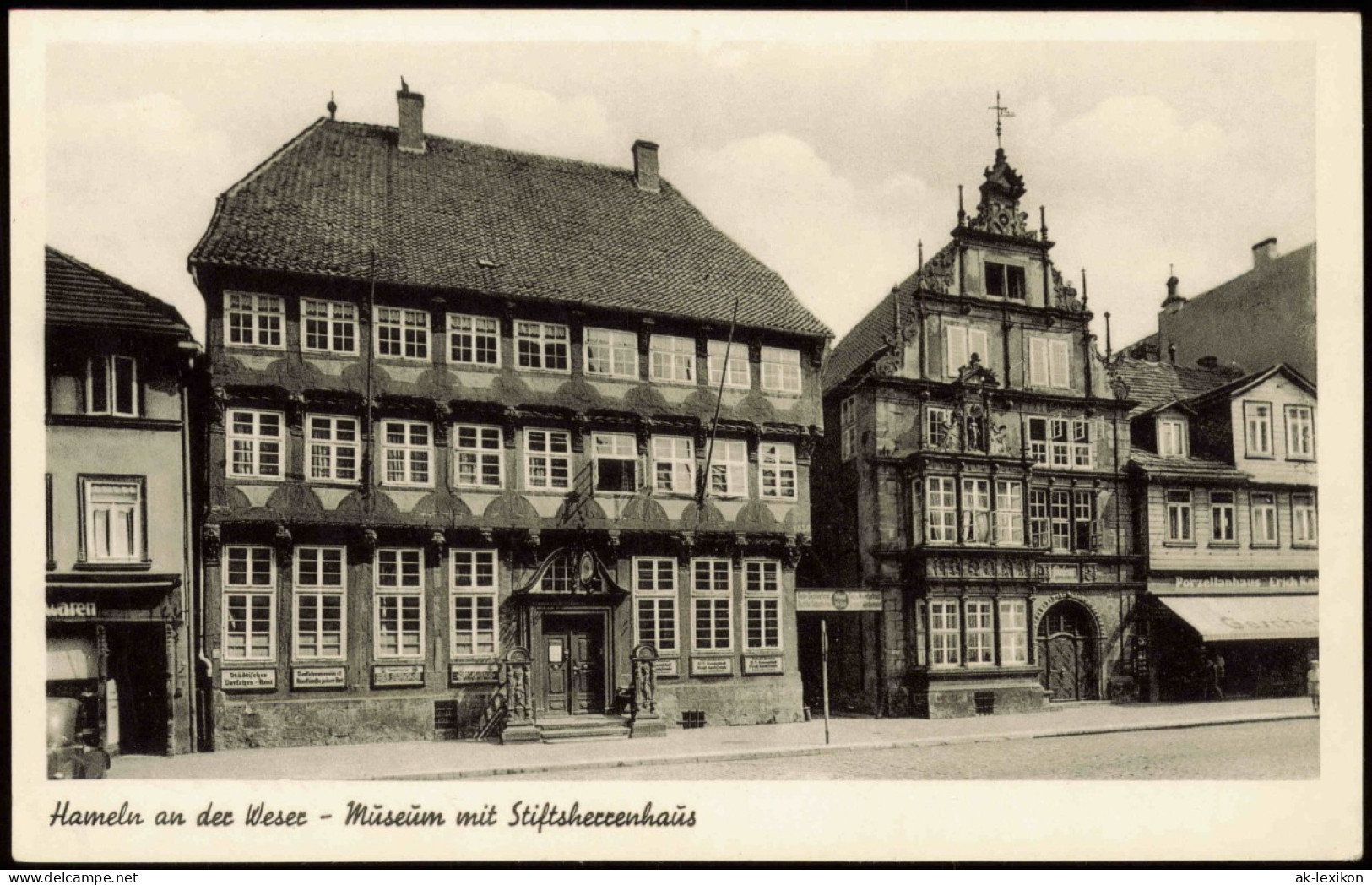 Ansichtskarte Hameln Museum Mit Stiftsherrenhaus 1965  Gel. Nachgebühr - Hameln (Pyrmont)