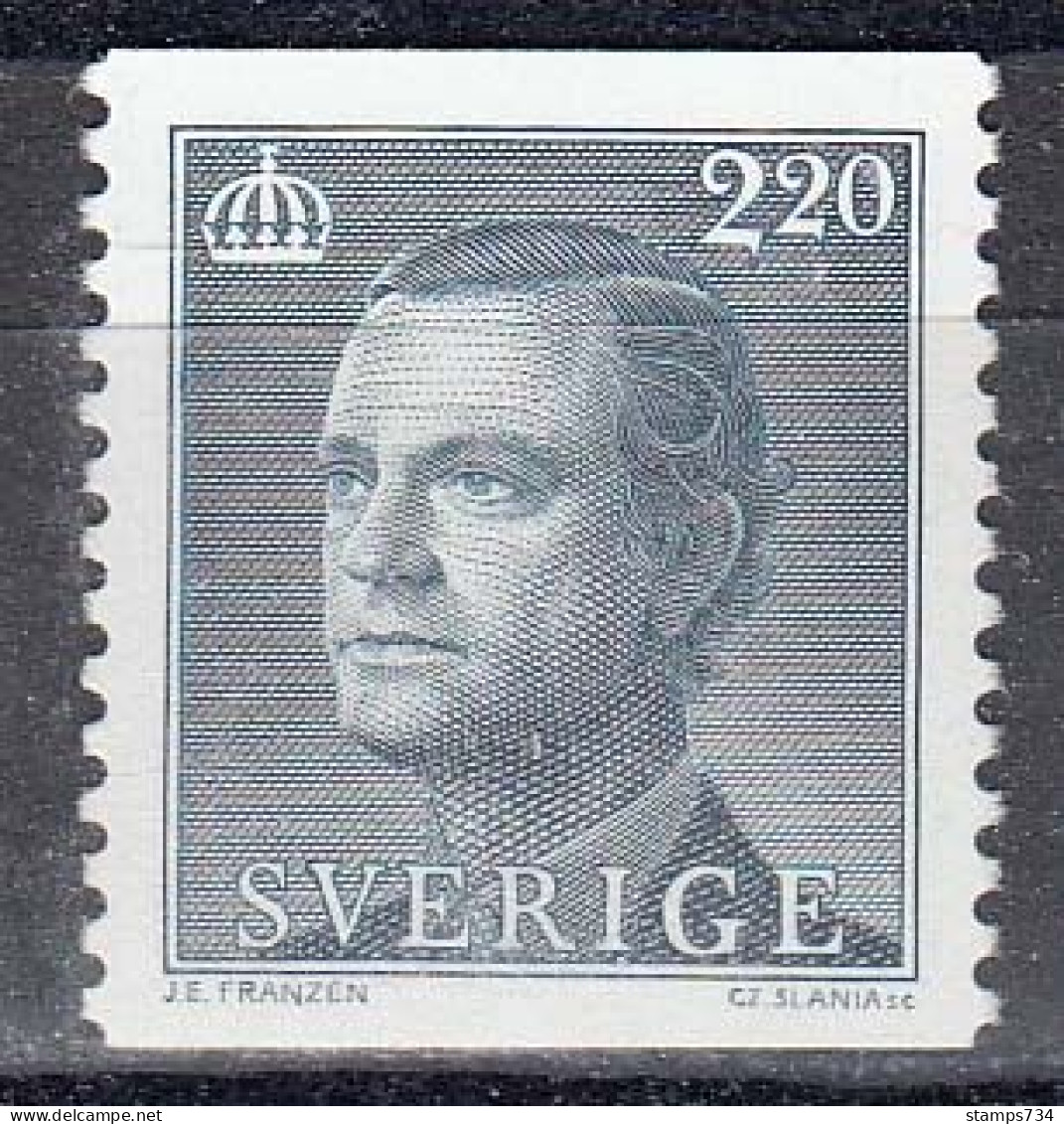 Schweden 1988 - Koenig Carl XVI Gustaf, Mi-Nr. 1466, MNH** - Neufs