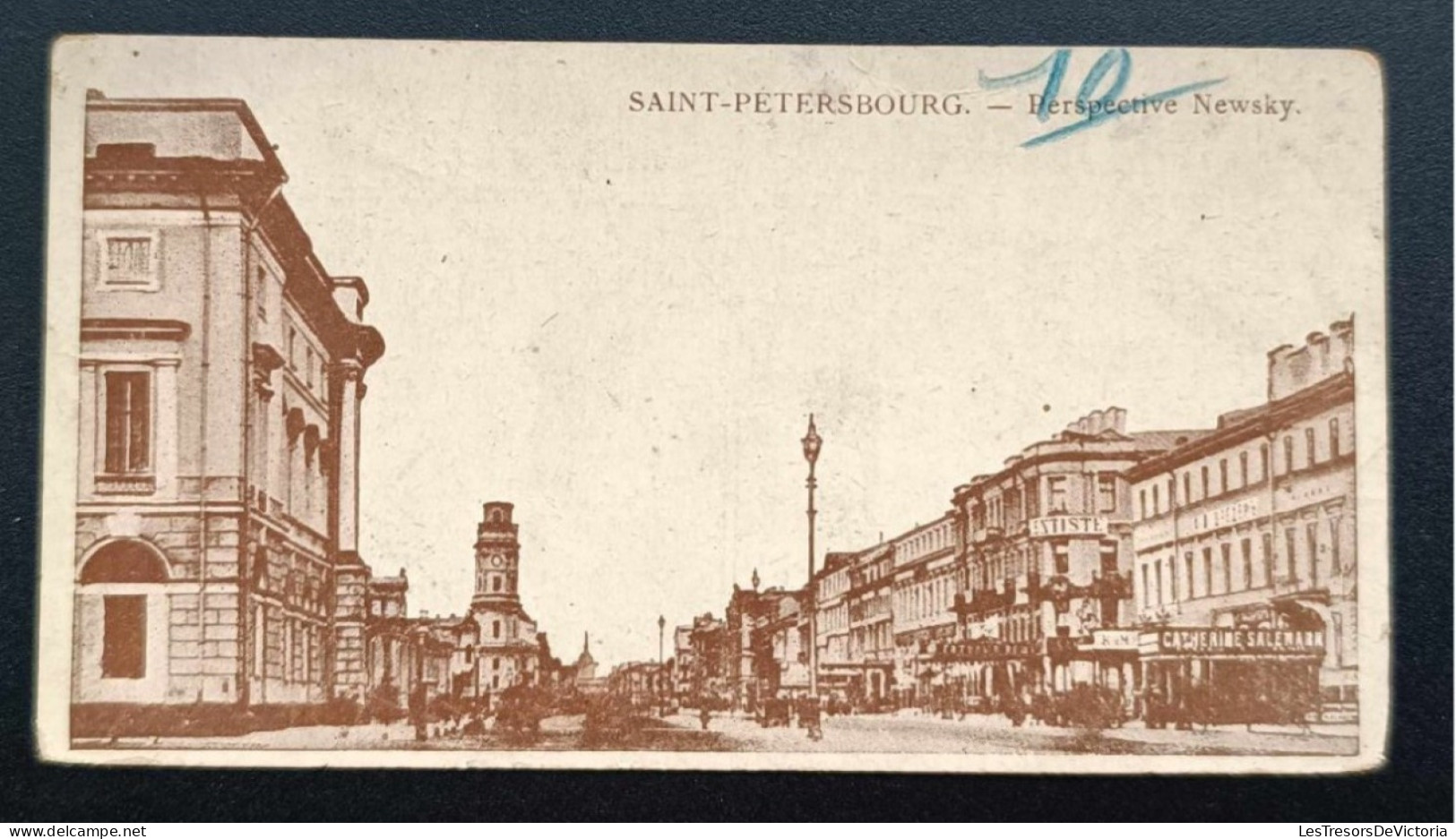 Russie - Saint Petersbourg - Perspective Newsky - Dim:7/13cm - Carte Postale Ancienne - Russia