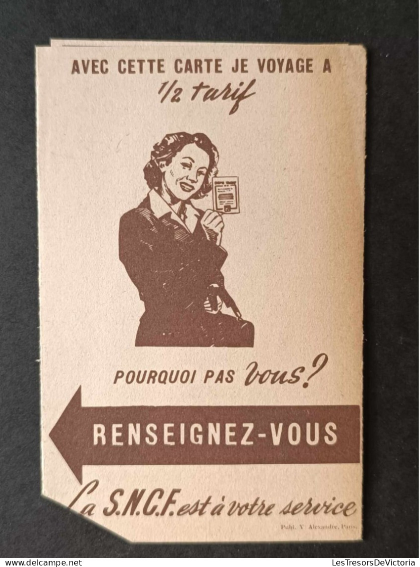 France - SNCF - Publicité - Carte De Transport - Toegangskaarten