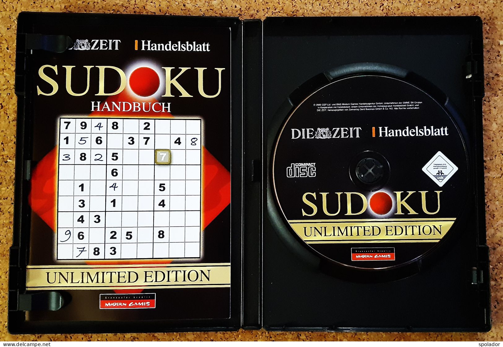 SUDOKU-PC CD ROM-Game-Unlimited Edition-2006 - Giochi PC