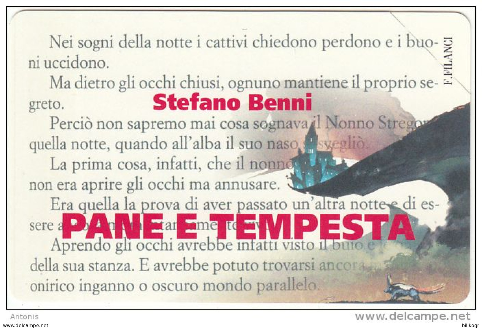 SAN MARINO - Stefano Benni(OB), Tirage 2000, Exp.date 31/12/12, Mint - Saint-Marin