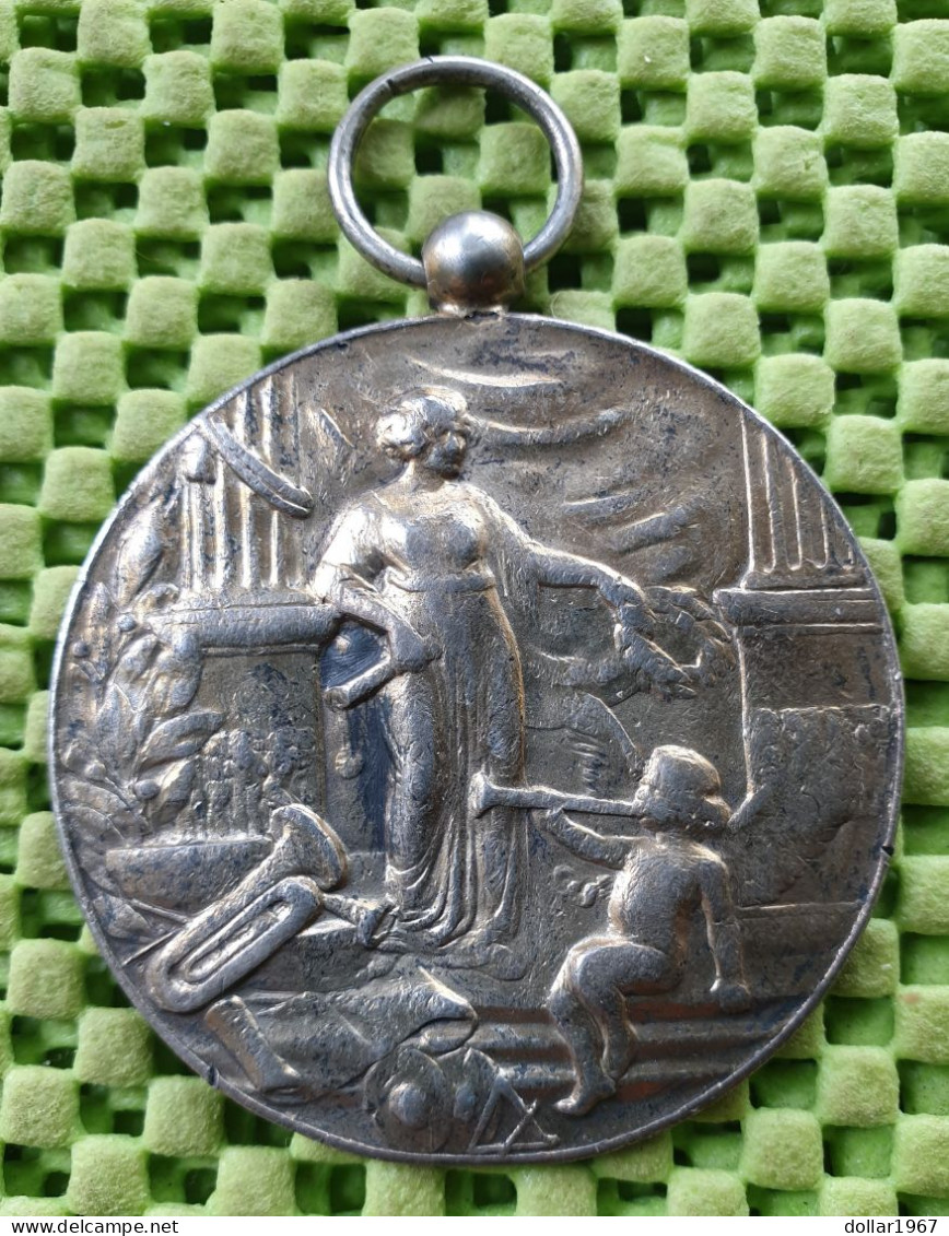 Medaille : E.B.H. Enschedese Burger -harmonie , 1897-1922 - Original Foto  !!  Medallion  Dutch - Andere & Zonder Classificatie