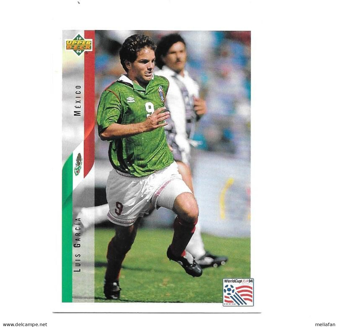 EH16 - CARTES UPPER DECK USA 94 - MEXICO - CAMPOS SUAREZ HERRERA PERALES SANCHEZ ESPANA GARCIA - Trading-Karten