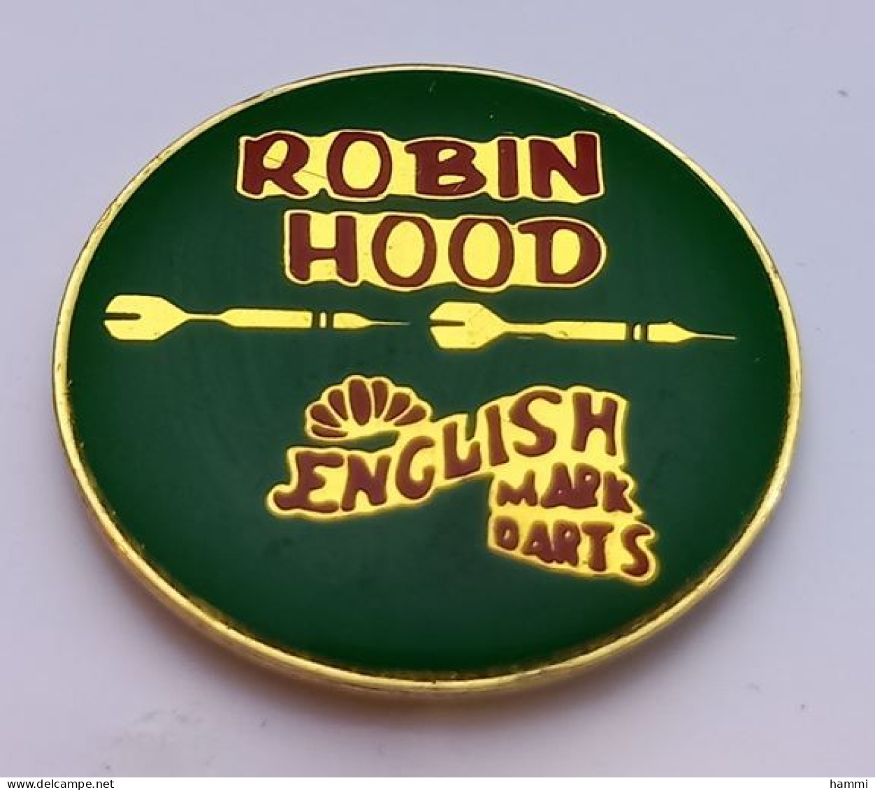 N240 Pin's Tir à L'arc Robin Hood English Mark Darts Robin Des Bois Fléchettes Achat Immédiat - Bogenschiessen