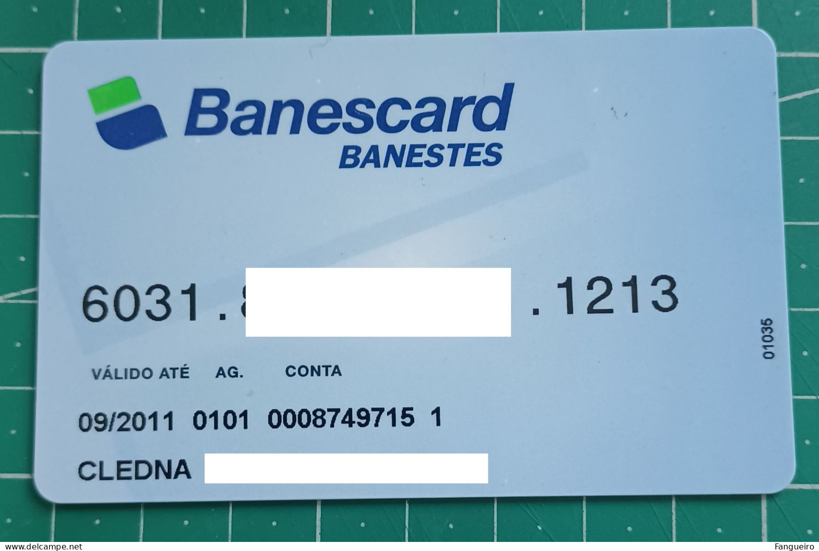 BRAZIL CREDIT CARD BANESCARD - Credit Cards (Exp. Date Min. 10 Years)