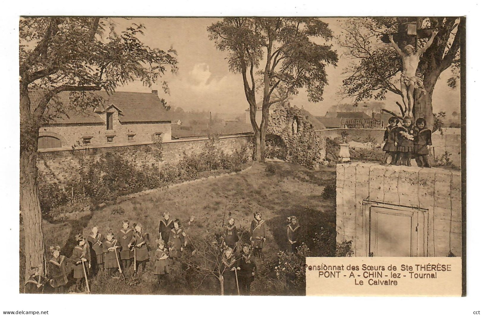 Tournai Pont-à-Chin Pensionnat Des Soeurs De Ste Thérèse   Le Calvaire - Tournai