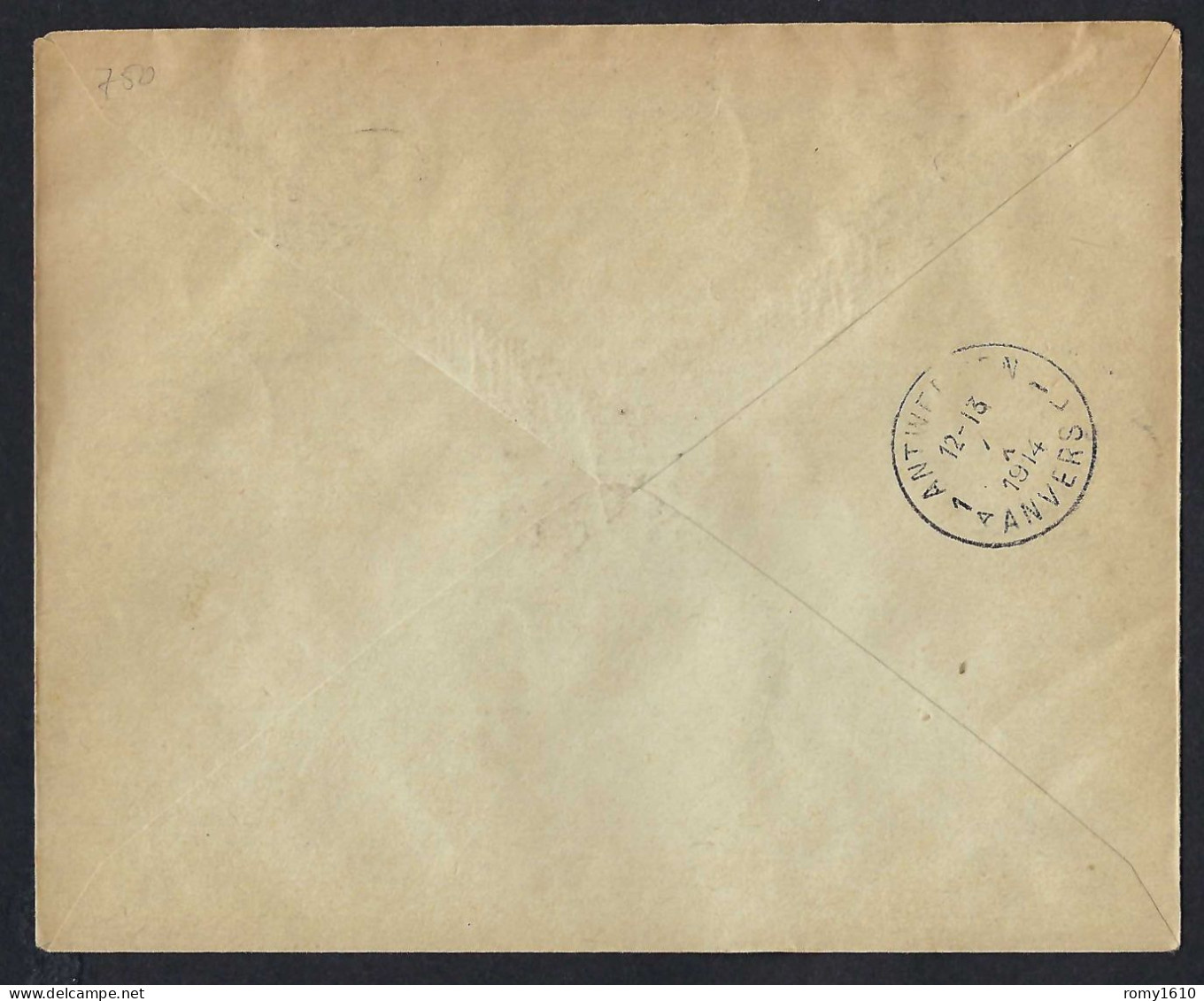 Série Croix Rouge Sur Lettre.  2 Enveloppes, Scan Recto/verso. - 1914-1915 Croix-Rouge