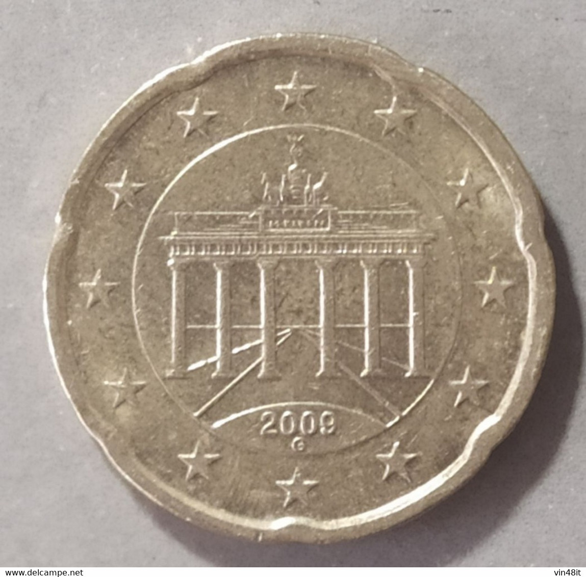 2009 - GERMANIA   - MONETA IN EURO - DEL VALORE DI  20 CENTESIMI  - USATA - Alemania