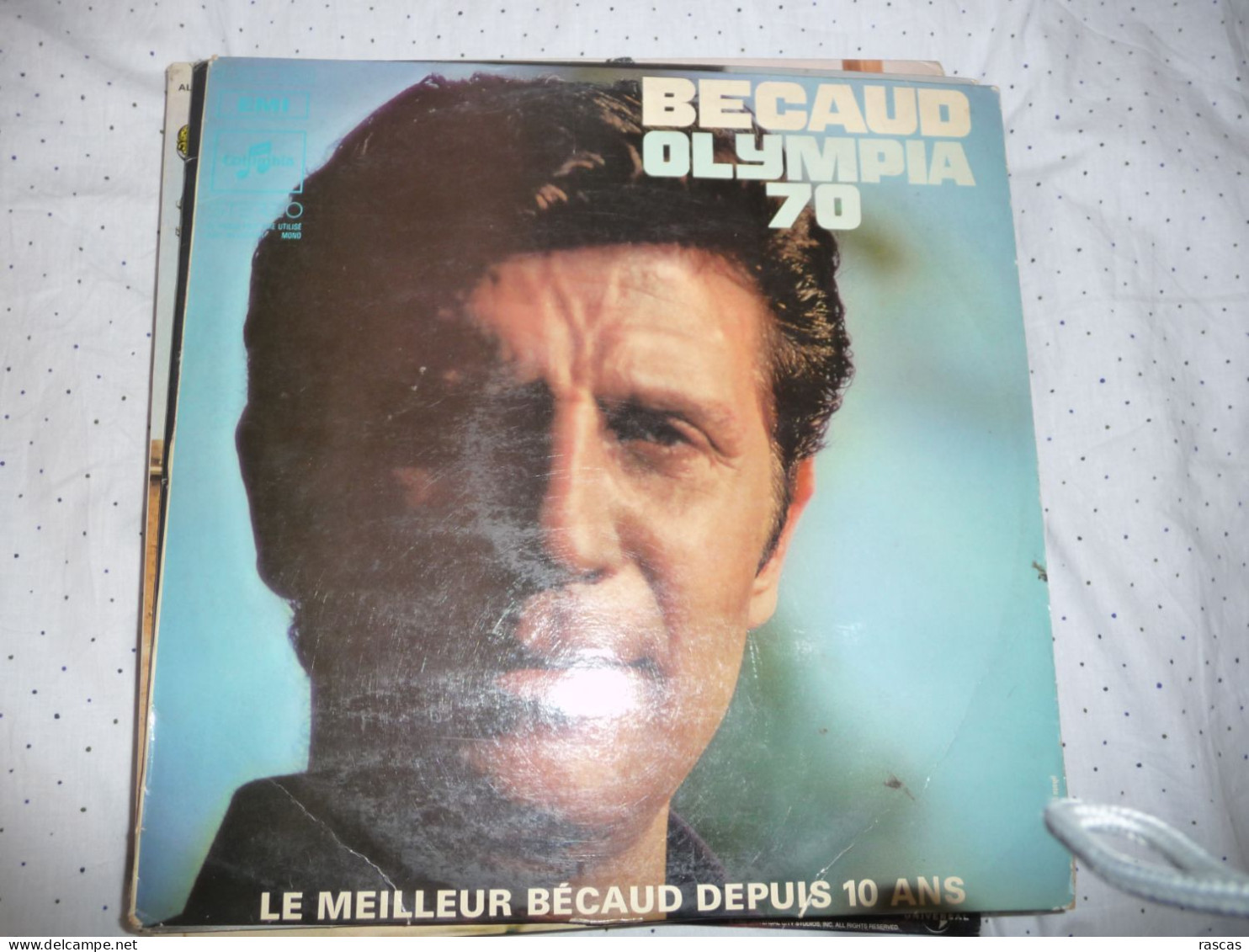 DISQUE VINYL 33 T DU CHANTEUR GILBERT BECAUD - OLYMPIA 70 - Autres - Musique Française