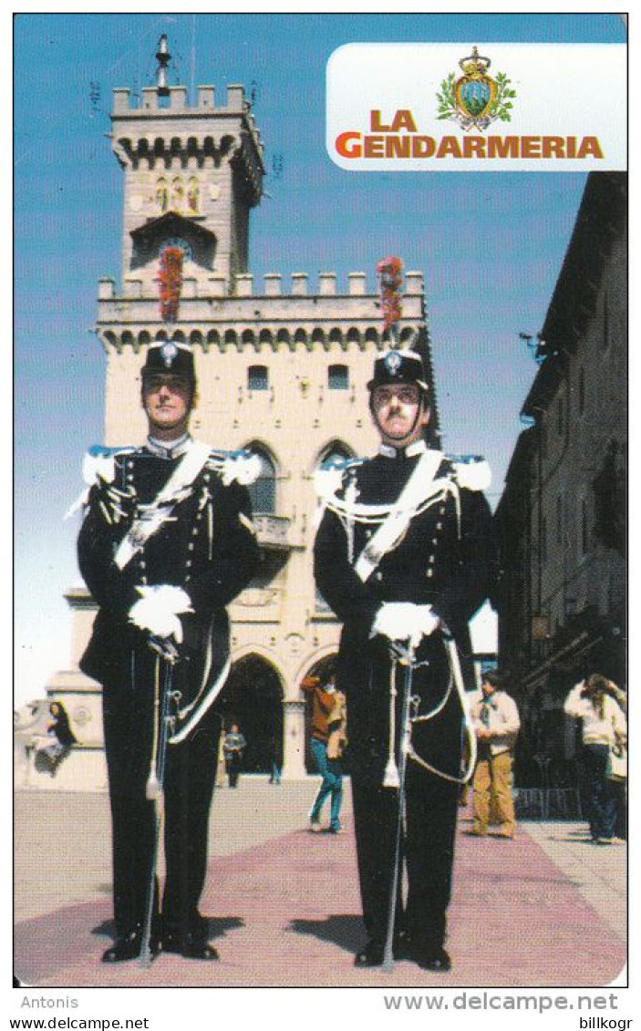 SAN MARINO - La Gendarmeria(VB), Tirage 9000, 11/01, Mint - San Marino