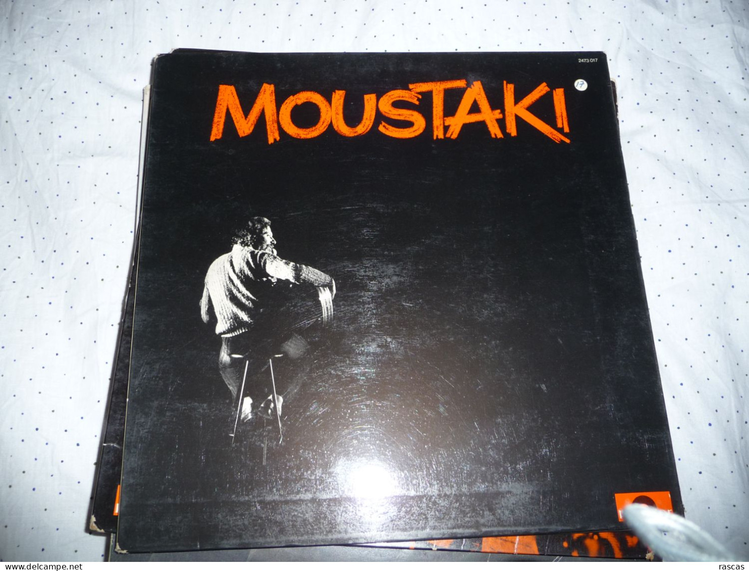 DISQUE VINYL 33 T DU CHANTEUR GEORGES MOUSTAKI - MOUSTAKI - Sonstige - Franz. Chansons