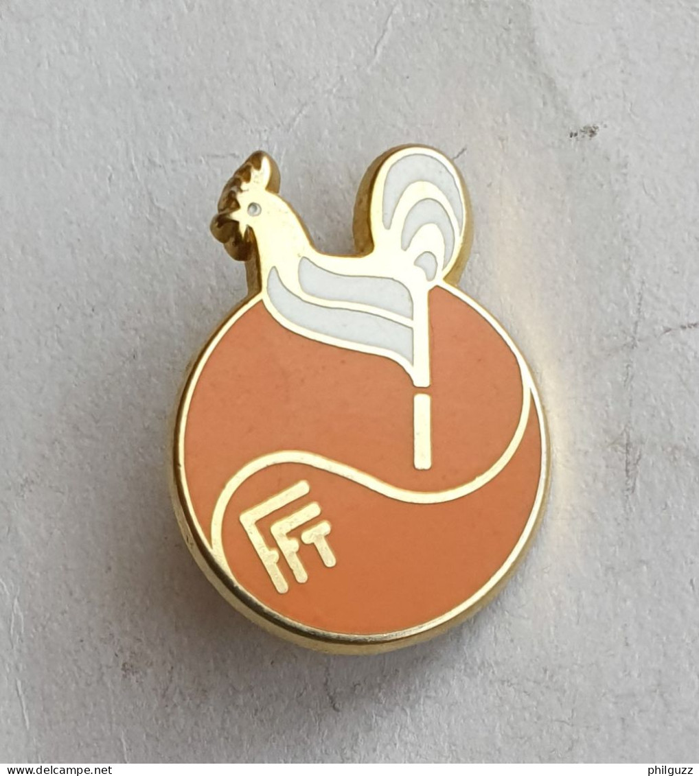 PIN'S BALLARD FFT FEDERATION FRANCAISE DE TENNIS ORANGE - Tennis