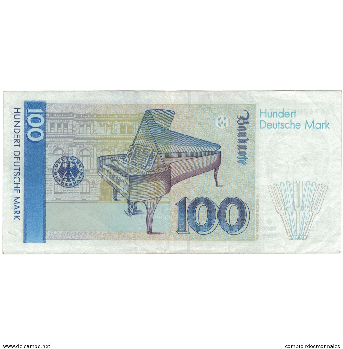 Billet, République Fédérale Allemande, 100 Deutsche Mark, 1989, 1989-01-02 - 100 Deutsche Mark