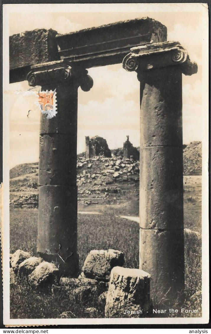 Jordan Jerash Forum Old Real Photo PC 1933 - Jordan