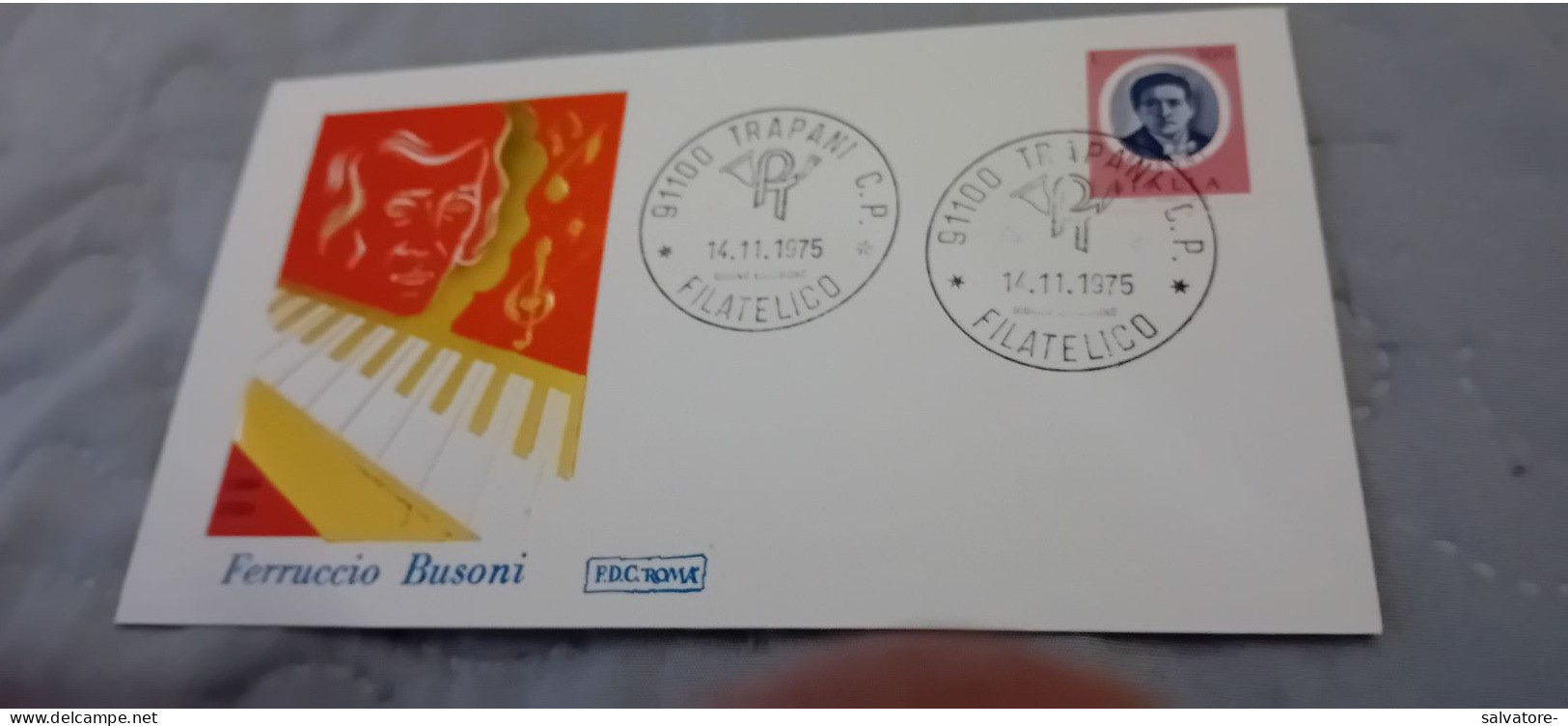 CARTOLINA  COMMEMORATIVA CON ANNULLI TRAPANI FILATELICO 1975 - Postal Services