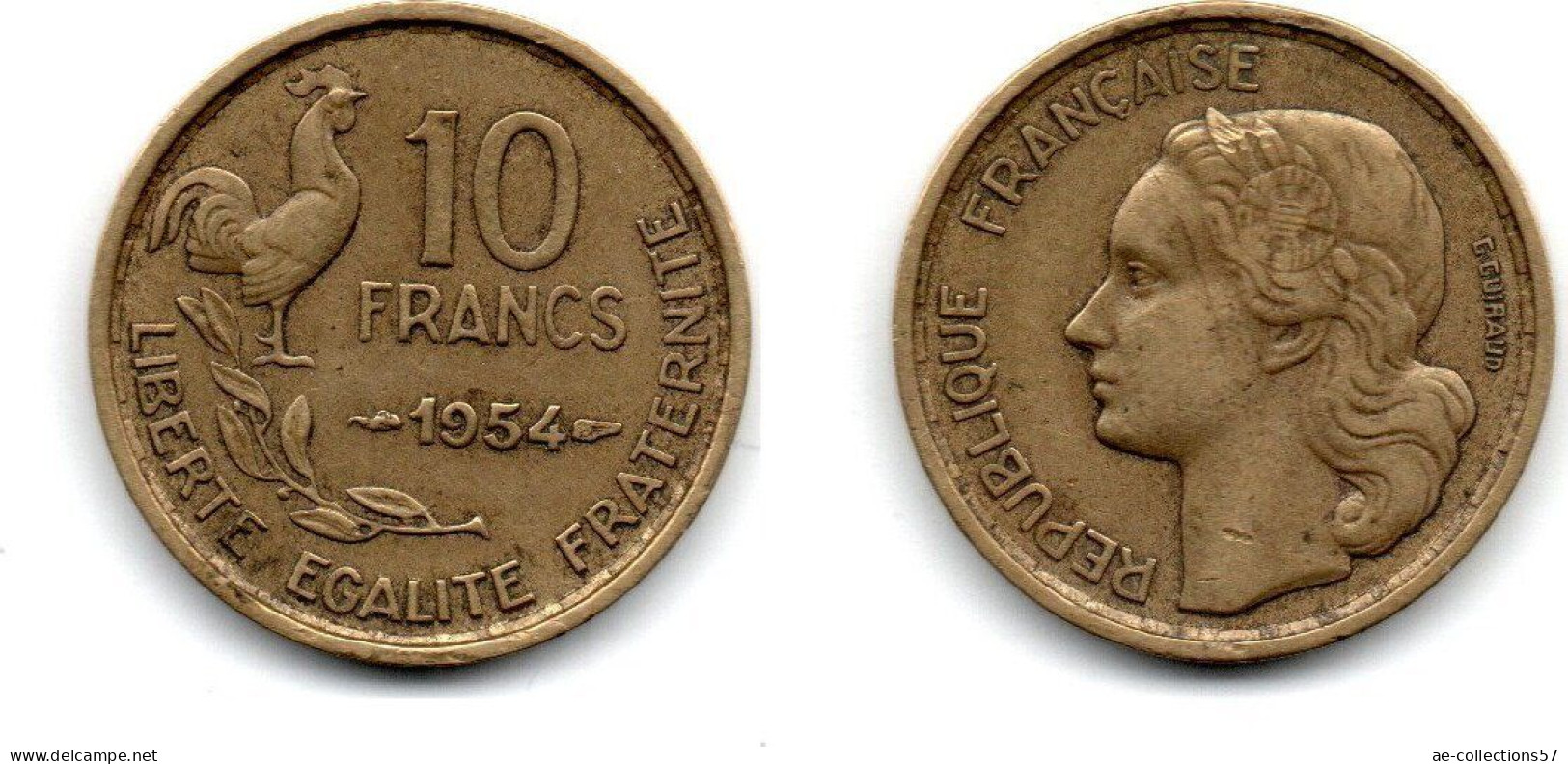 MA 33742 / France - Frankreich 10 Francs 1954 TTB - 10 Francs