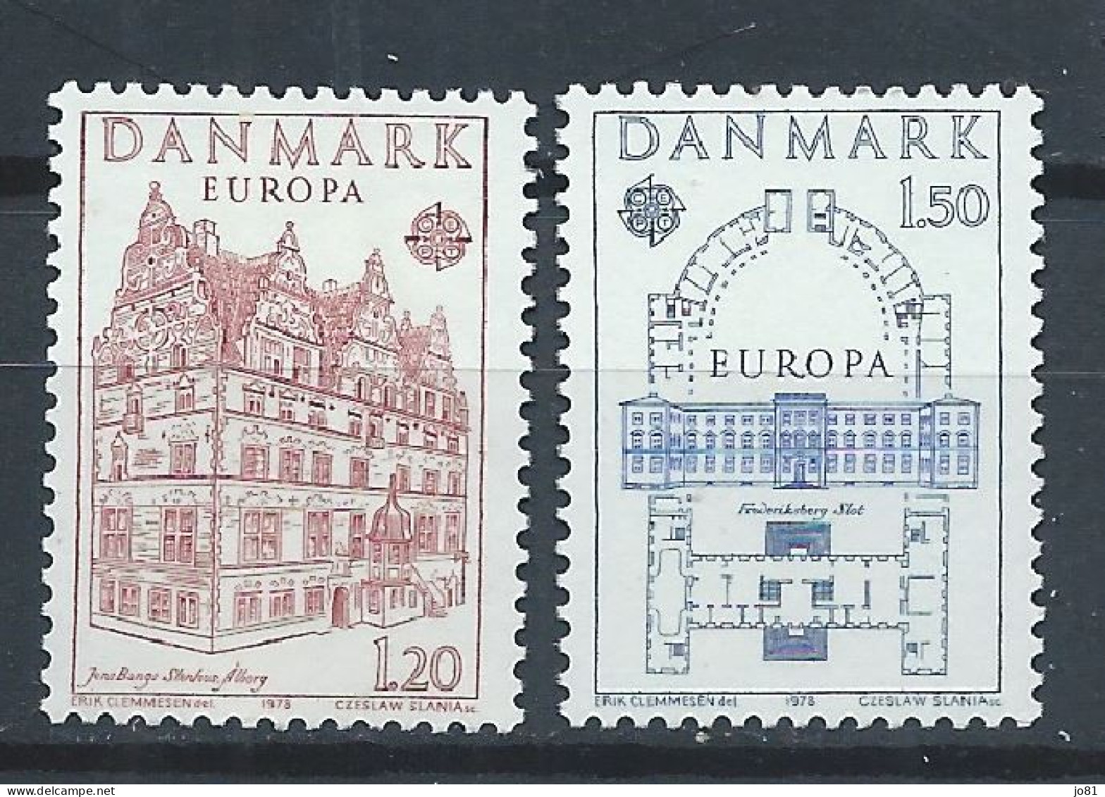 Danemark YT 663-664 Neuf Sans Charnière XX MNH Europa 1978 - Ongebruikt