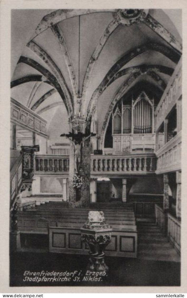 86414 - Ehrenfriedersdorf - Stadtpfarrkirche St. Niklas - Ca. 1955 - Ehrenfriedersdorf