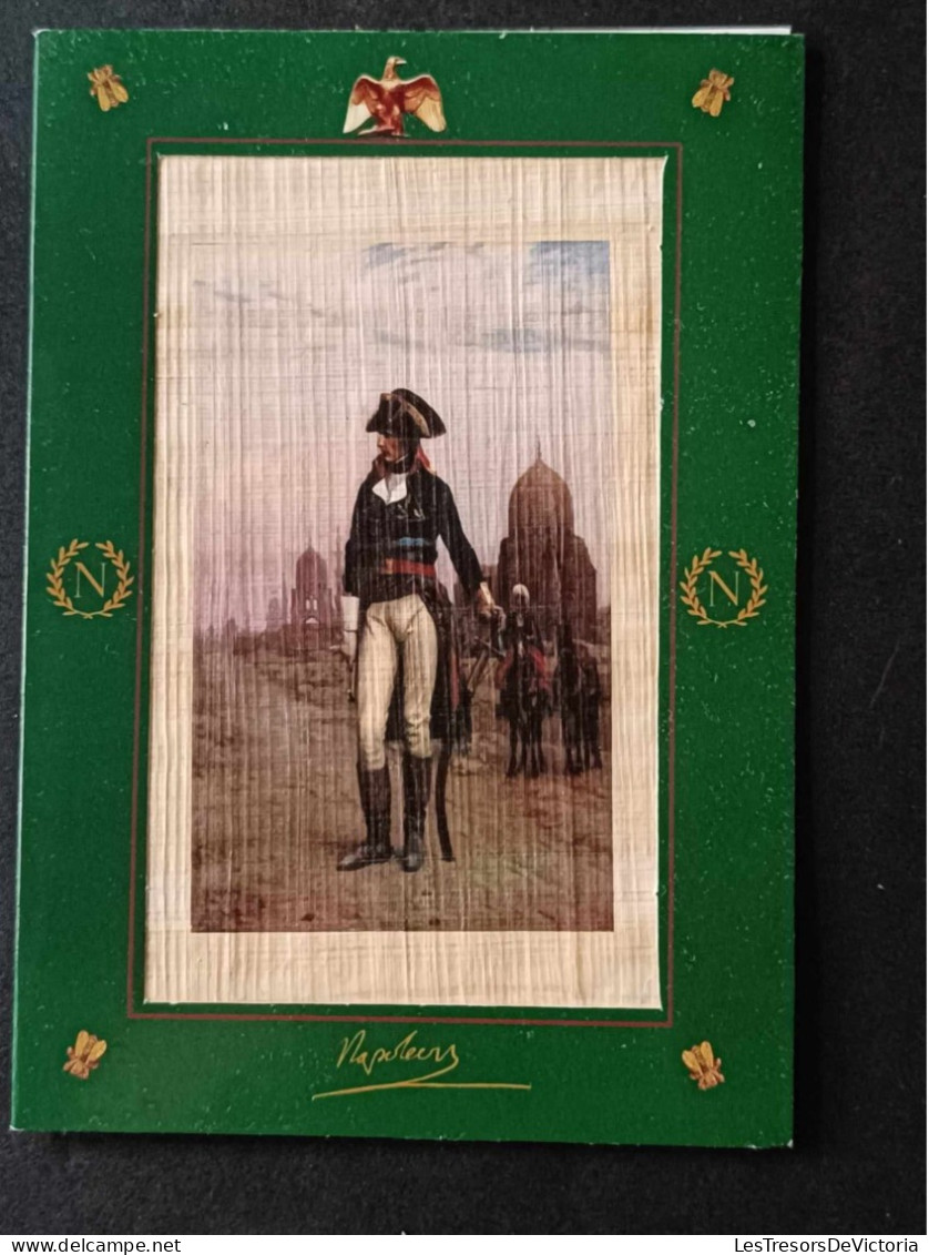 Carte Postale Semi Moderne - Napoléon - Double Carte - Impression Sur Parchemin - Persönlichkeiten