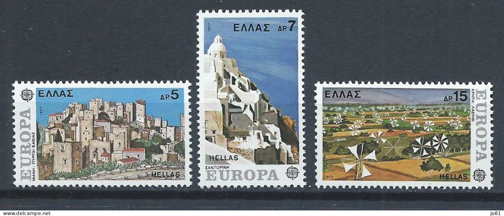 Grèce YT 1242-1244 Neuf Sans Charnière XX MNH Europa 1977 - Nuevos