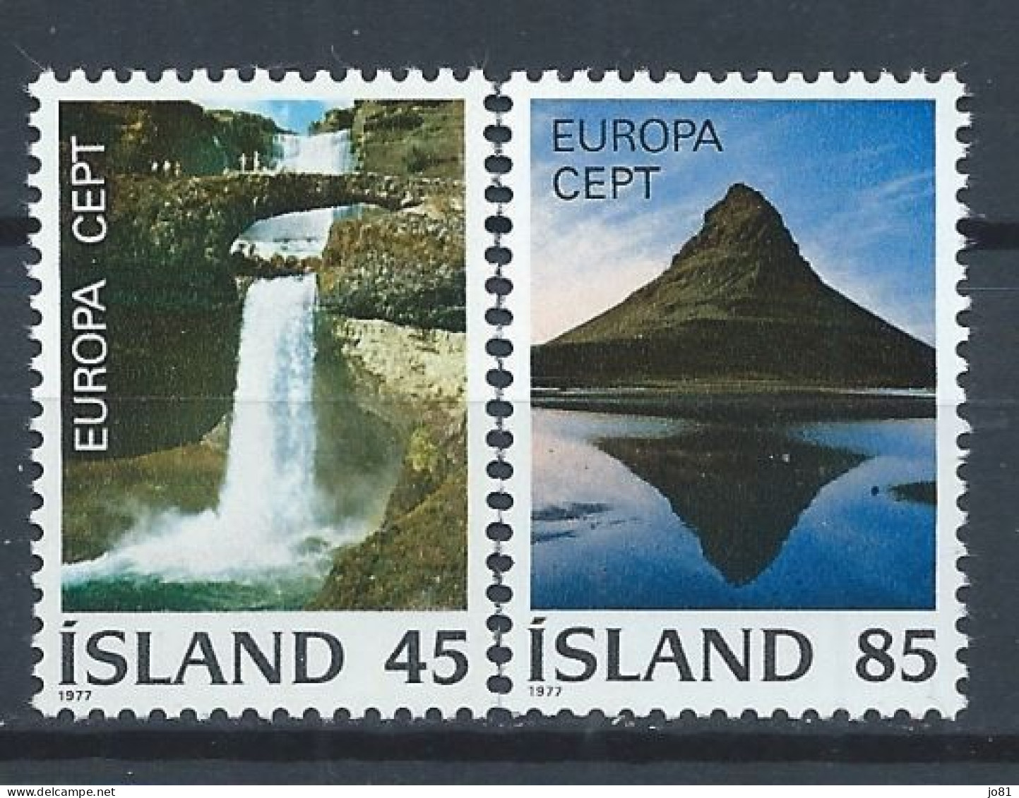 Islande YT 475-476 Neuf Sans Charnière XX MNH Europa 1977 - Nuevos