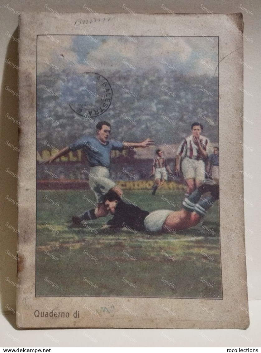 Cover Soccer Notebook Quaderno Copertine Calcio Italia - Cecoslovacchia 2-0. Firenze, 7 Maggio 1933. - Sonstige & Ohne Zuordnung