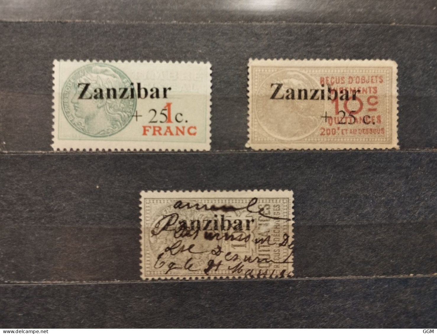 Francia/France. Zanzibar. Timbre Fiscal. - Autres & Non Classés