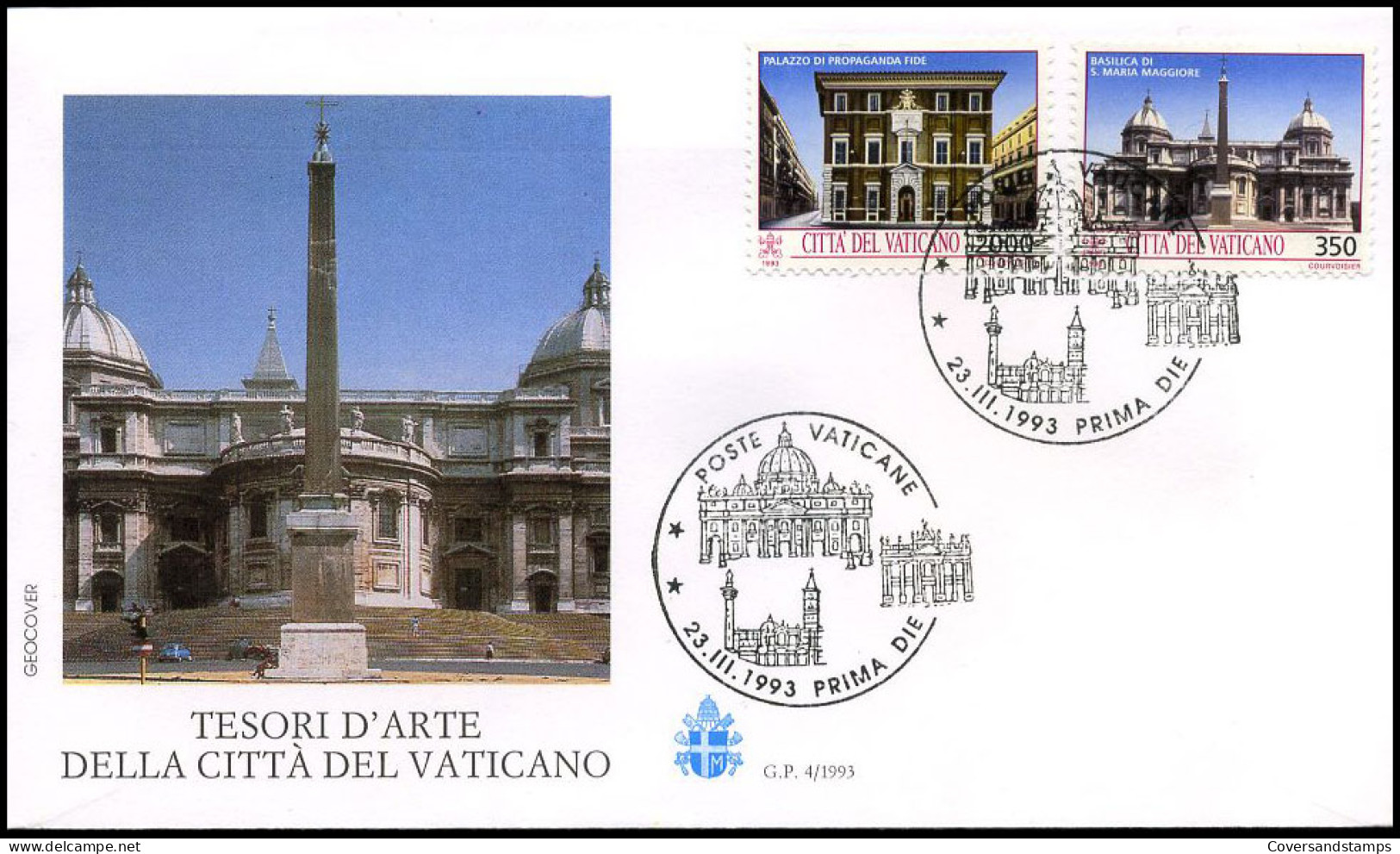 Vaticaan - FDC - Tesori D'arte Della Citta Del Vaticano             - FDC