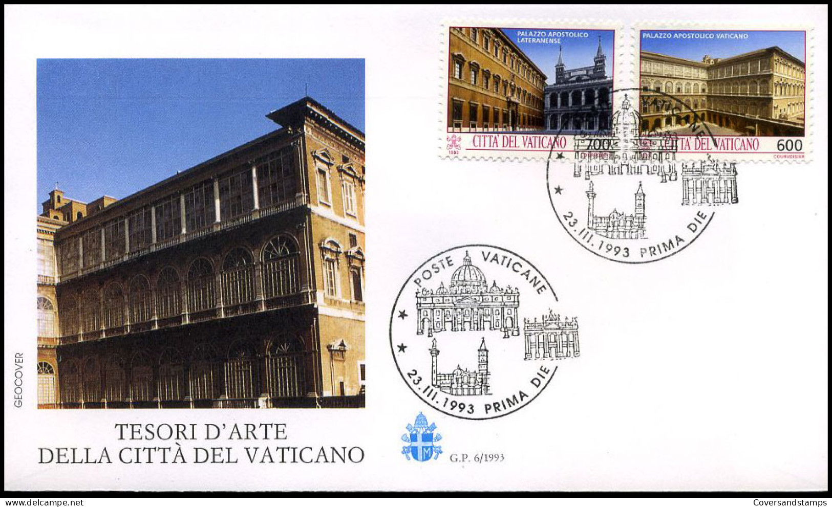 Vaticaan - FDC - Tesori D'arte Della Citta Del Vaticano             - FDC