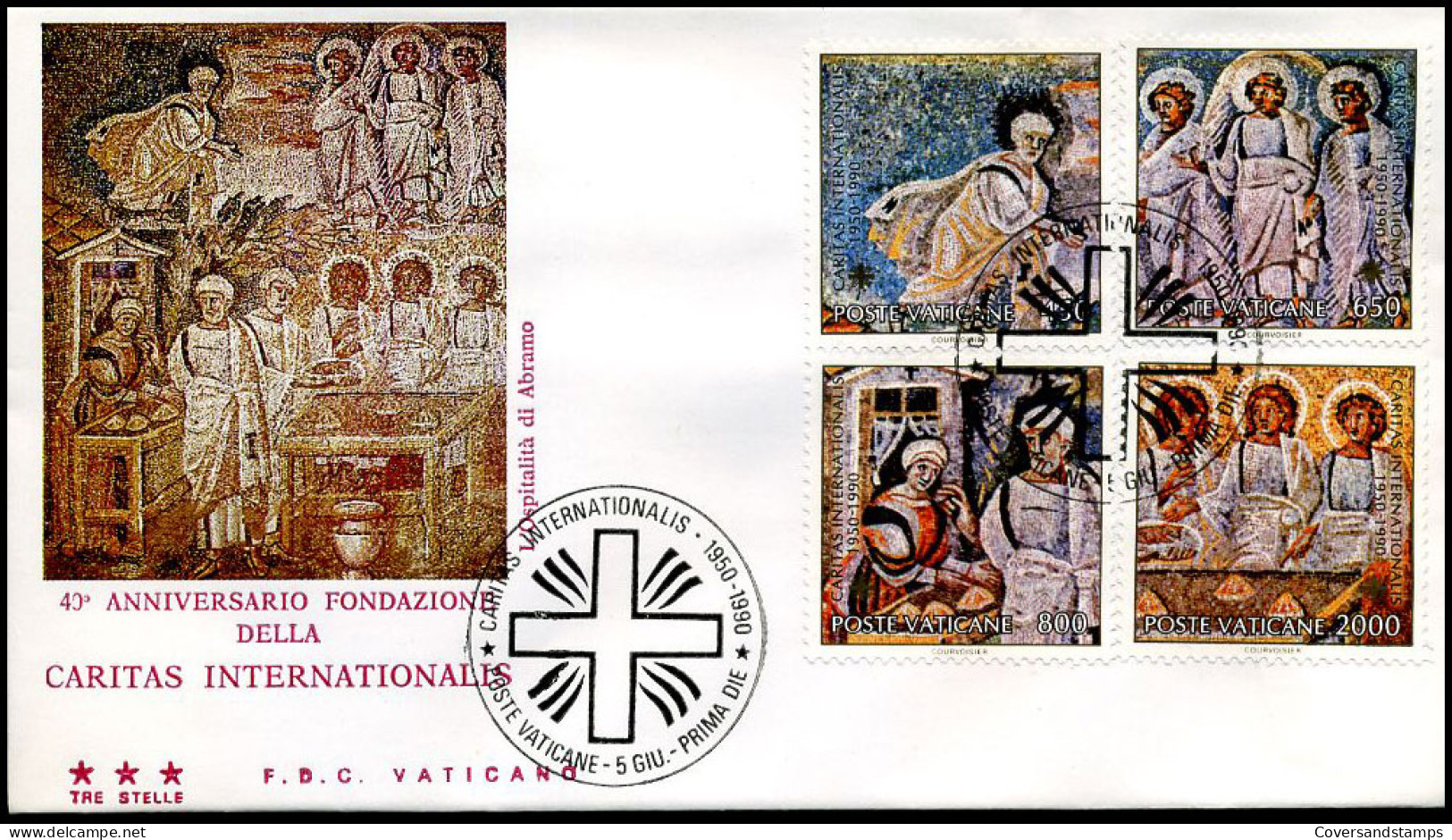 Vaticaan - FDC - 40° Anni. Fondazione Della Caritas Internationalis           - FDC