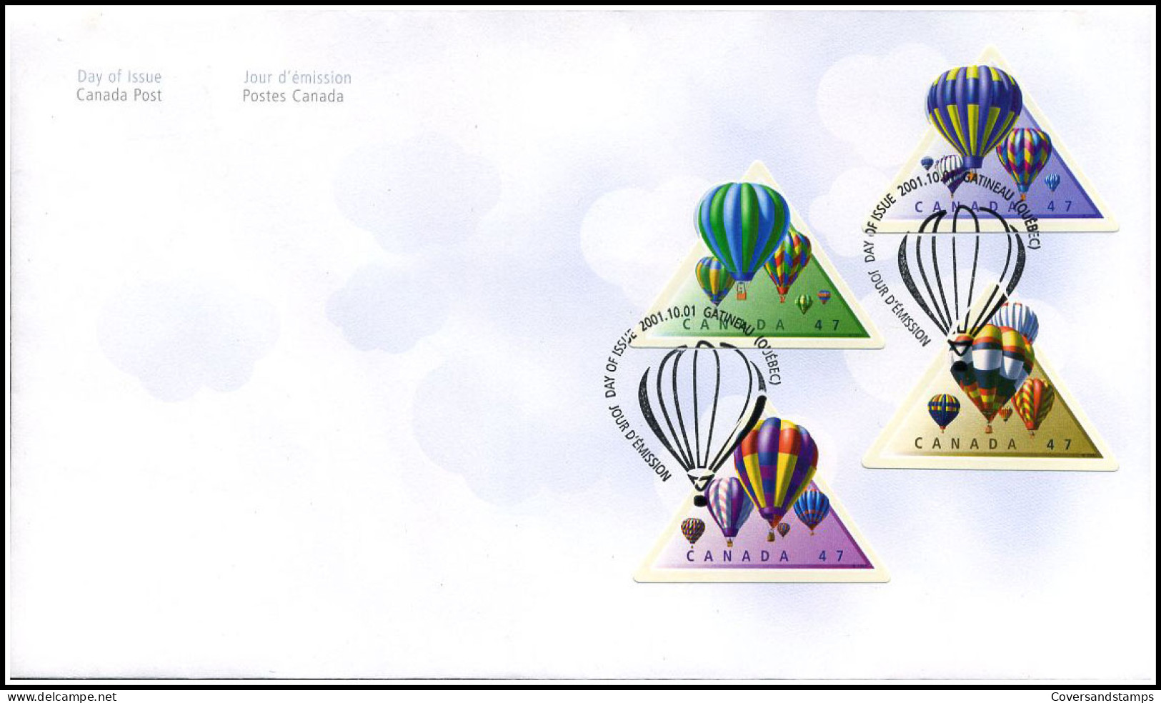 Canada - FDC - Luchtballonnen - Airballoons                                           - 2001-2010