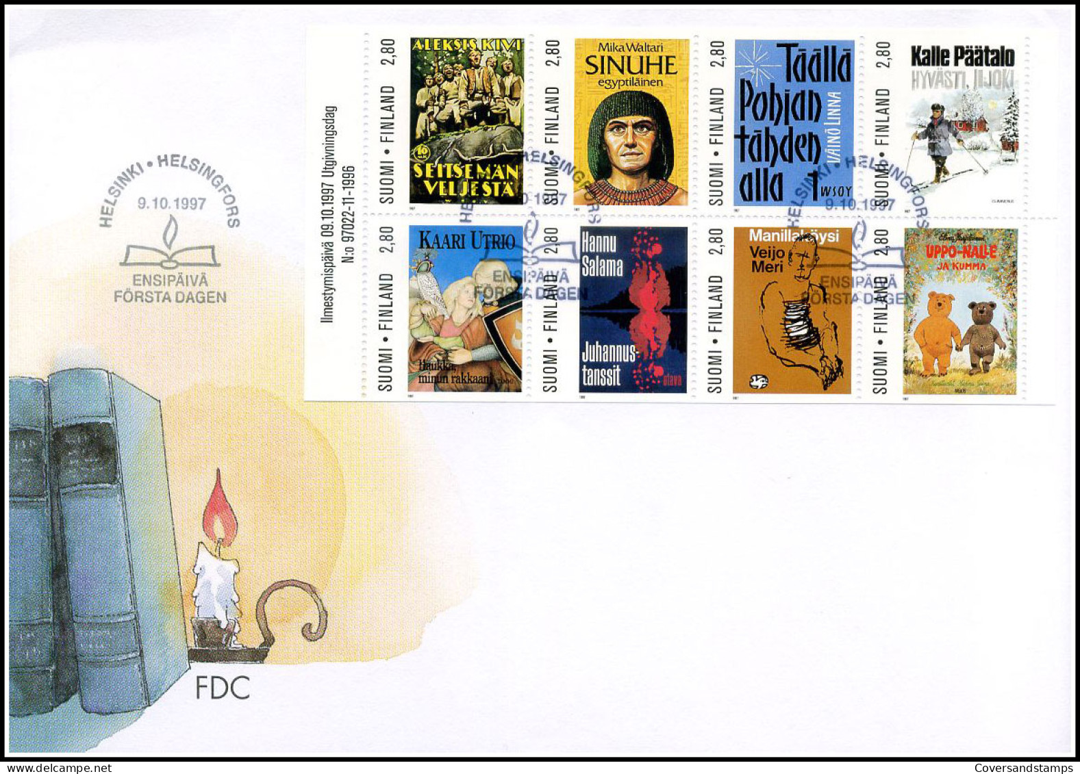 Finland - FDC -   Postzegelboekje                             - FDC