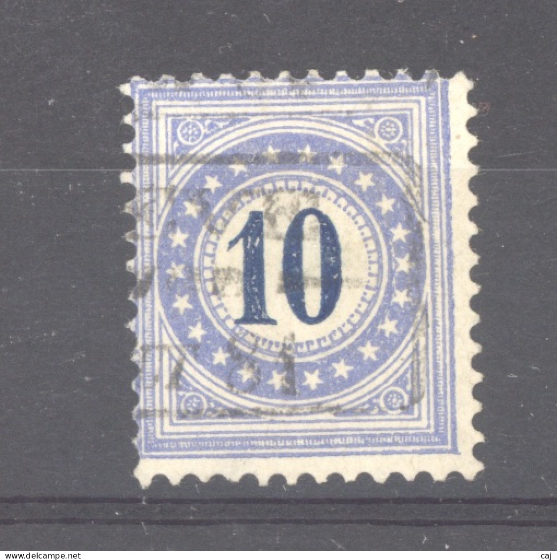 0ch  1559   -  Suisse   -  Taxe  -  1878  :    5  (o) ,  Type II , Cadre Normal - Impuesto