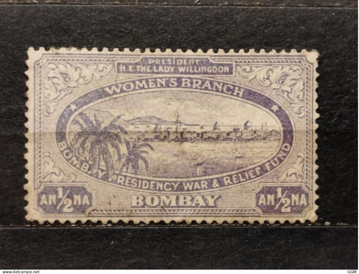 Bombay. Women's Branch. Presidency War& & Relief Fund. Cinderella - Autres & Non Classés