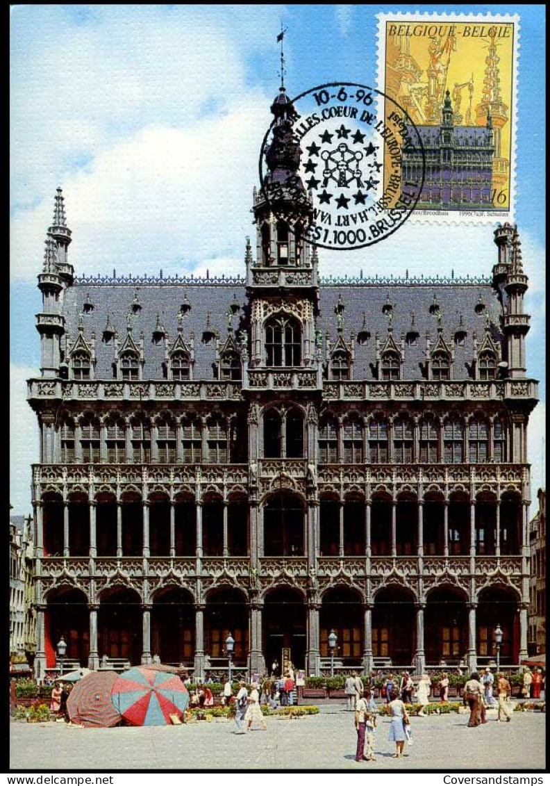 België - MK -  Broodhuis, Grote Markt, Brussel     2633                                 - 1991-2000