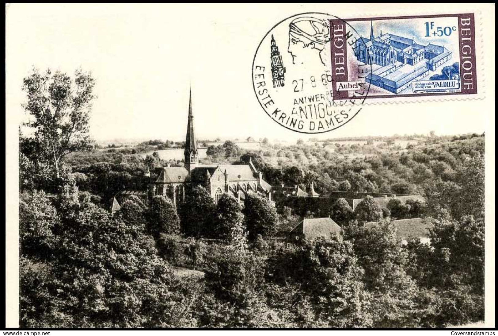 België - MK -  Klooster Van De Minderbroeders Te Luik      1385                                - 1961-1970