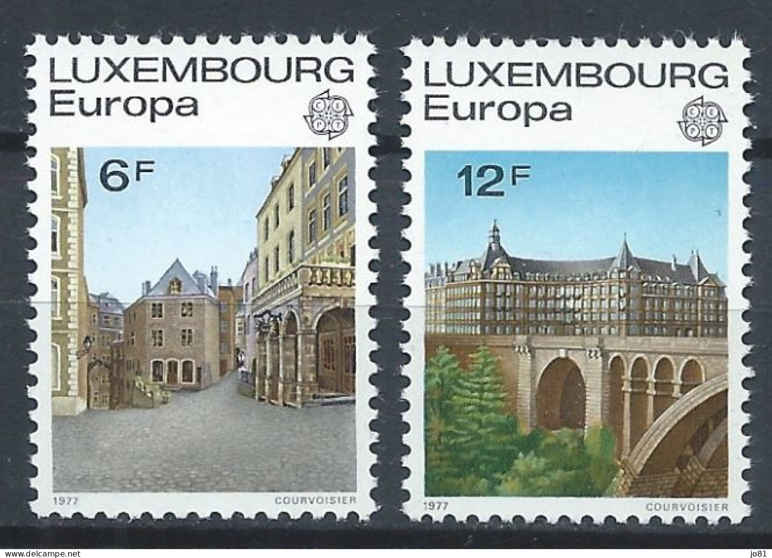 Luxembourg YT 895-896 Neuf Sans Charnière XX MNH Europa 1977 - Nuevos