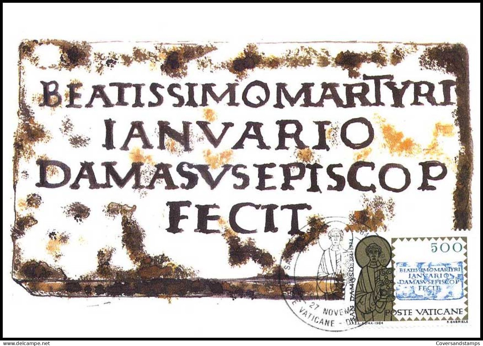 Vaticaan - MK - S. Damaso Papa                          - Maximumkarten (MC)