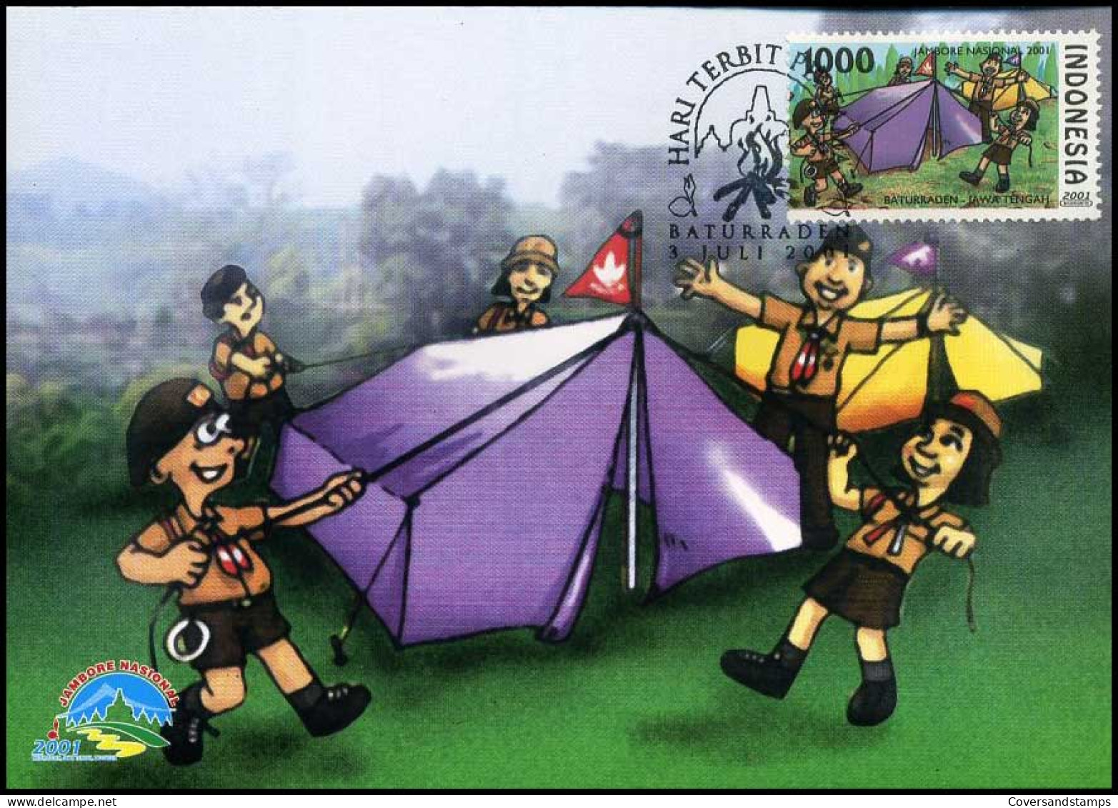 Indonesië - Scouts, Jambore Nasional 2001                       - Indonesia