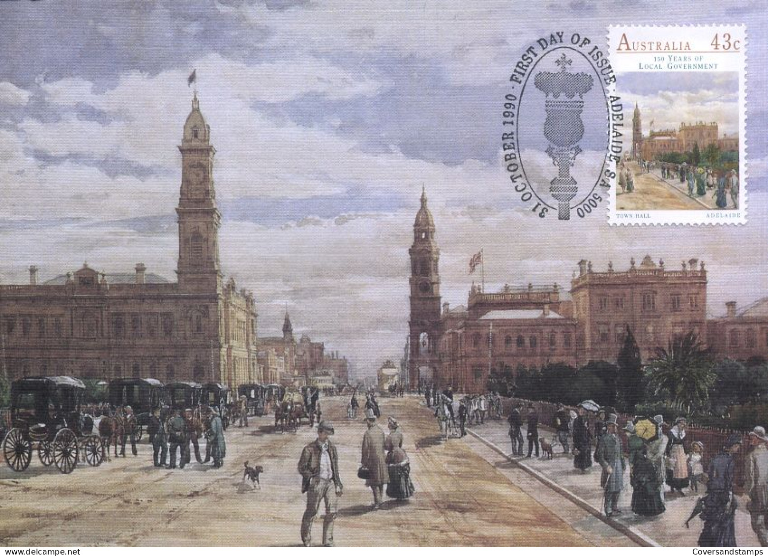 Australië  - MK - 150 Years Of Local Government                          - Cartoline Maximum