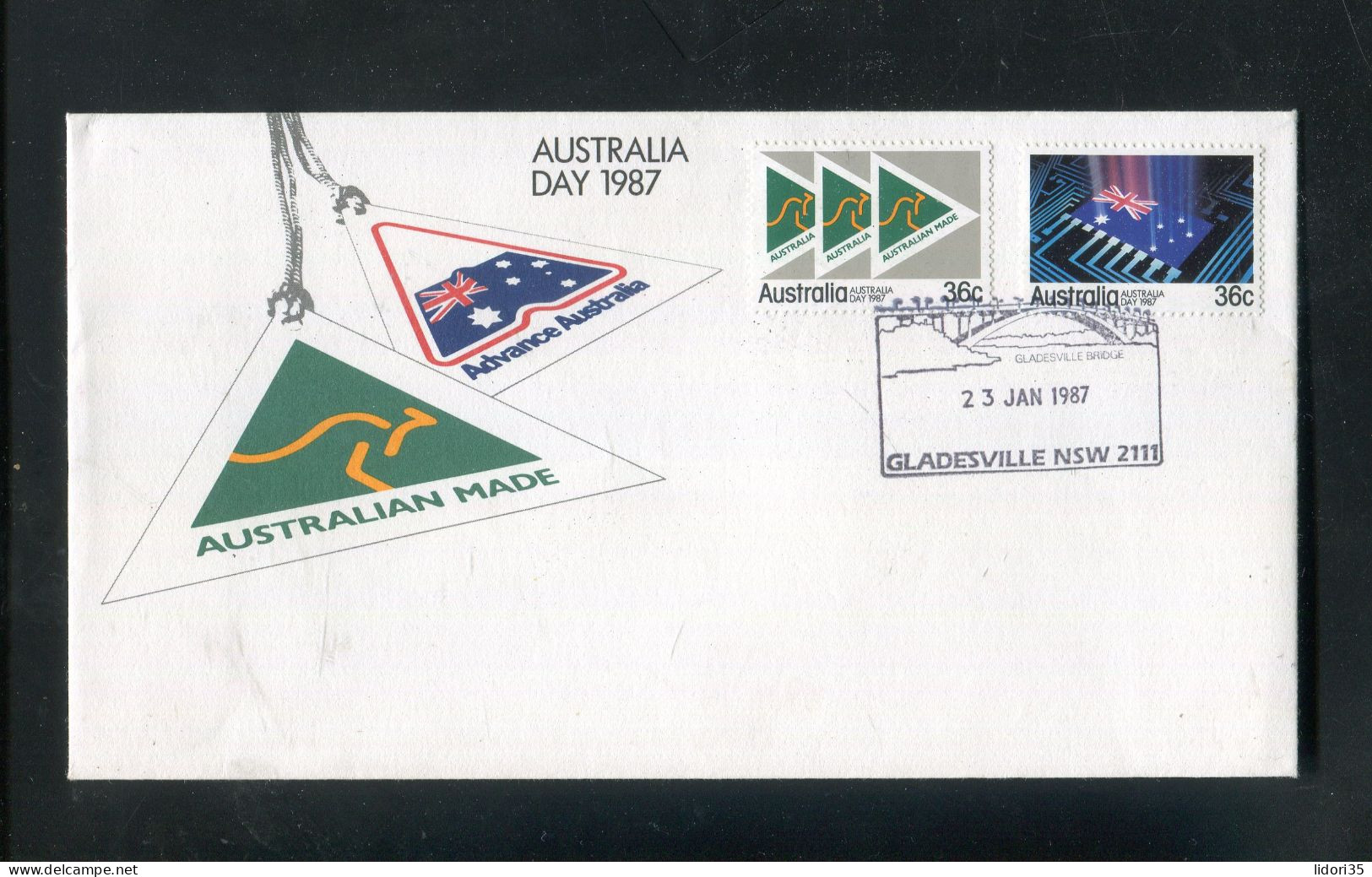 "AUSTRALIEN" 1987, Mi. 1013/1014 "Nationalfeiertag" FDC (L1092) - Sobre Primer Día (FDC)