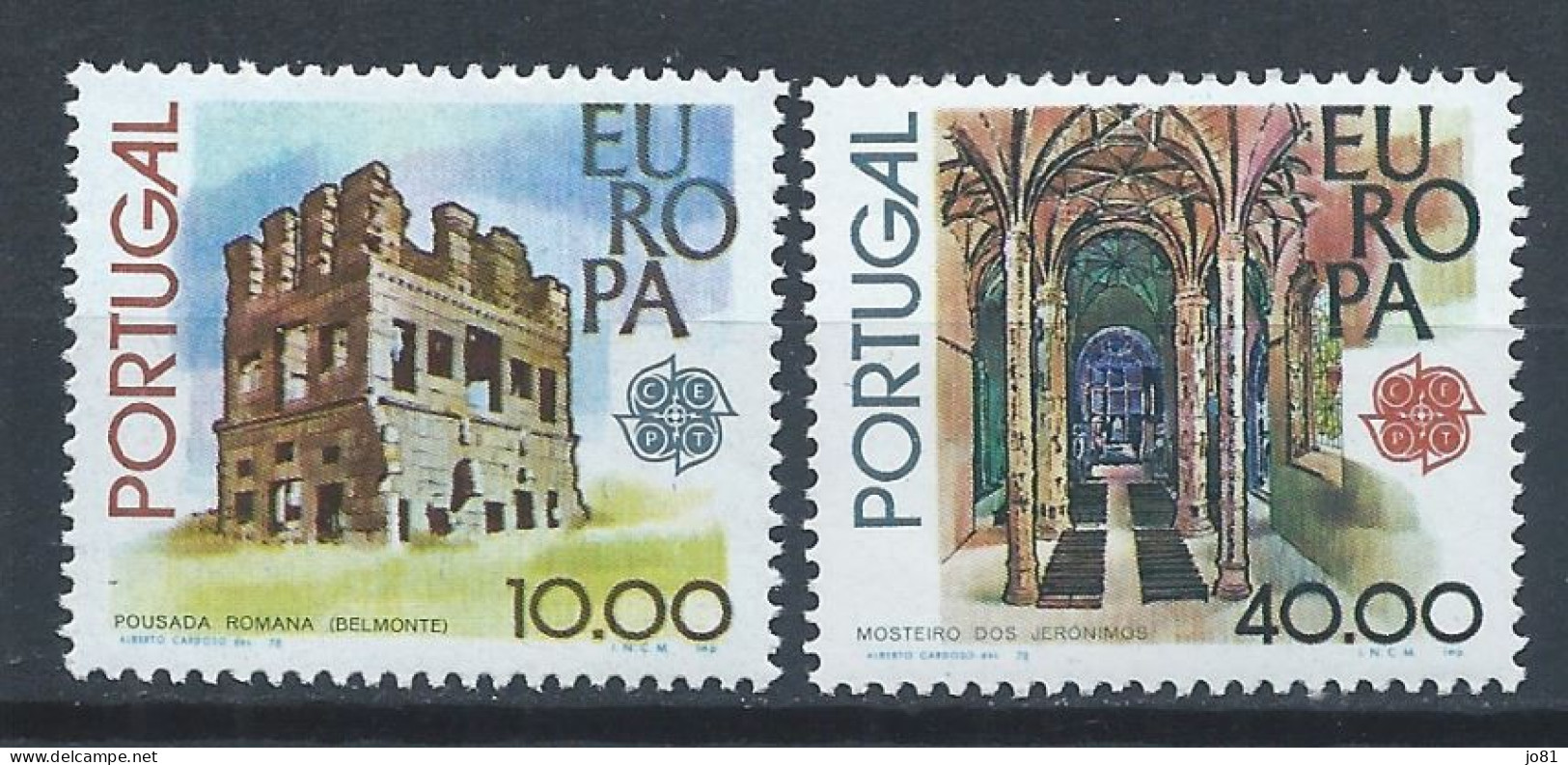 Portugal YT 1383-1384 Neuf Sans Charnière XX MNH Europa 1978 - Nuovi