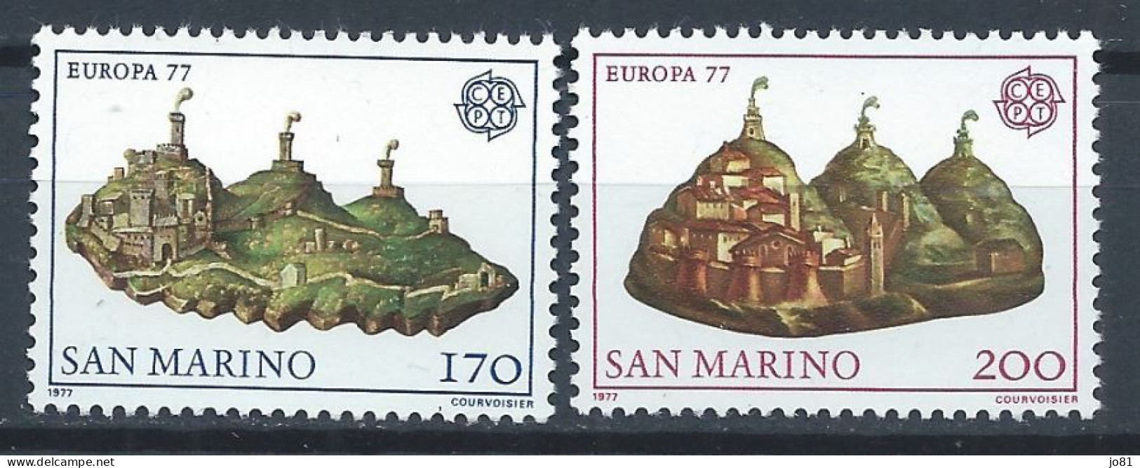 Saint-Marin YT 933-934 Neuf Sans Charnière XX MNH Europa 1977 - Unused Stamps