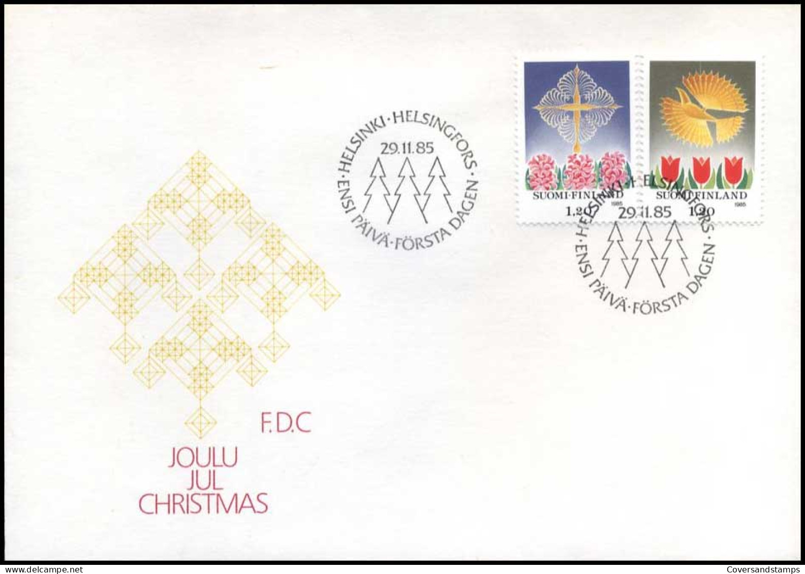 Finland  -  FDC  -  Kerstmis                                         - FDC