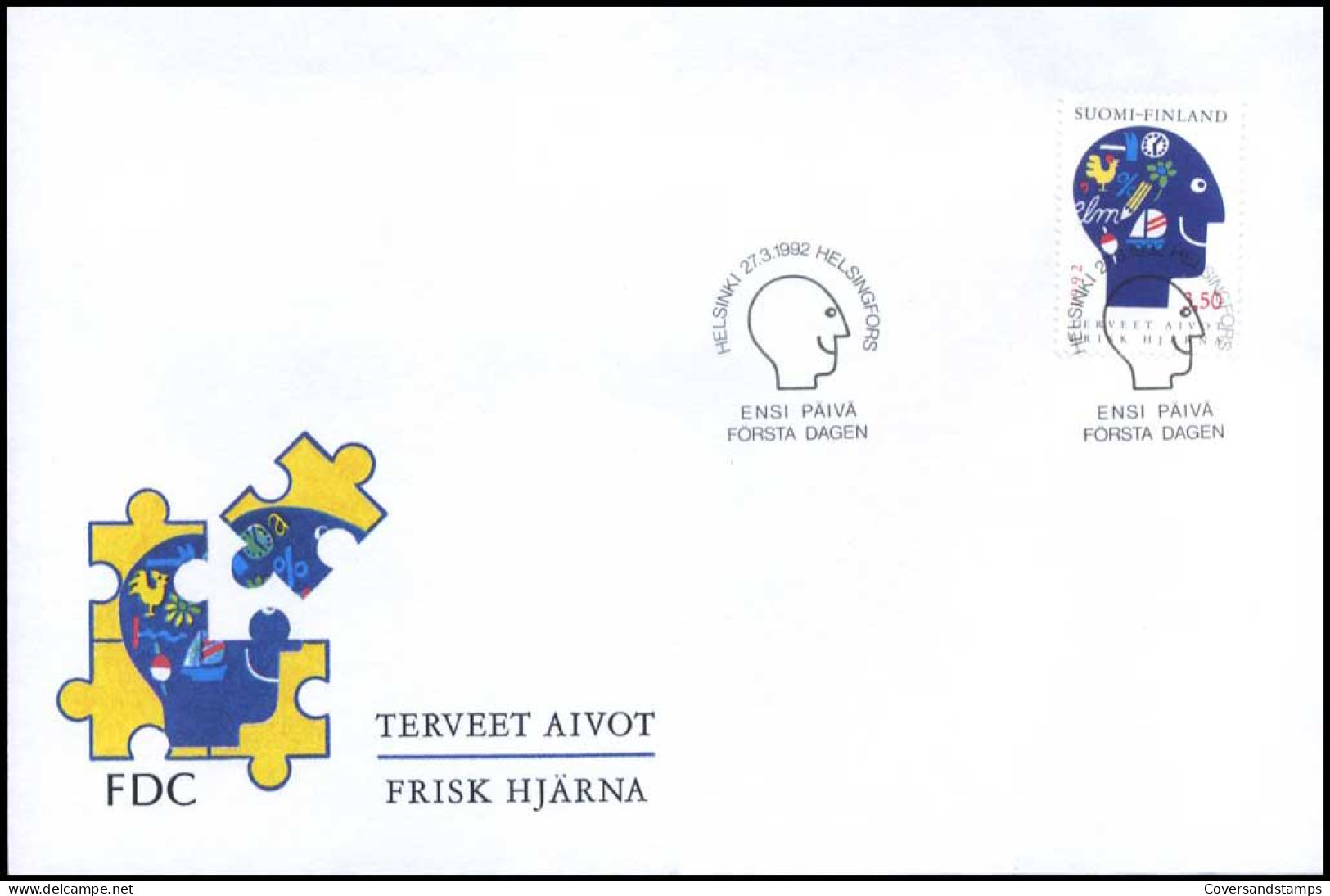 Finland  -  FDC  -  Terveet Aivot                                         - FDC